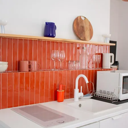 Apartamento Orange Pastel - Parking Gratuit - T2 Cosy Proche Gare, Gem, Palais De Justice *