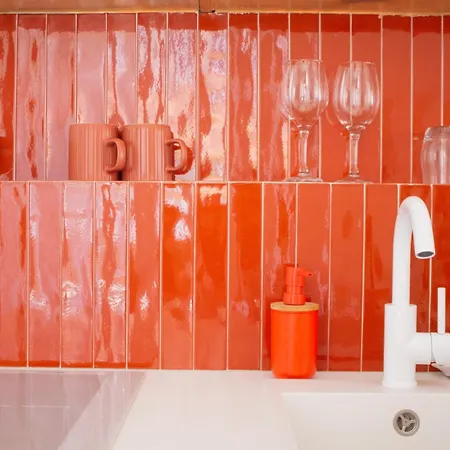 Orange Pastel - Parking Gratuit - T2 Cosy Proche Gare, Gem, Palais De Justice Apartamento *